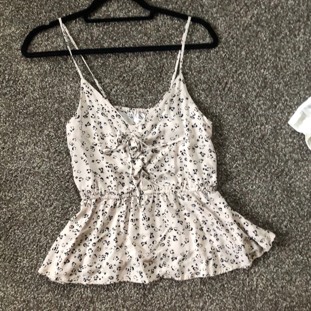 Peplum tank